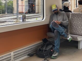 En el tren Gornergrat Bahn