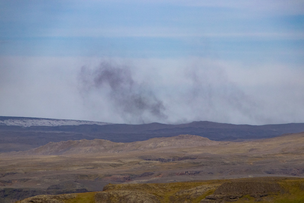 Erupción efímera bajo el glaciar Mýrdalsjökull