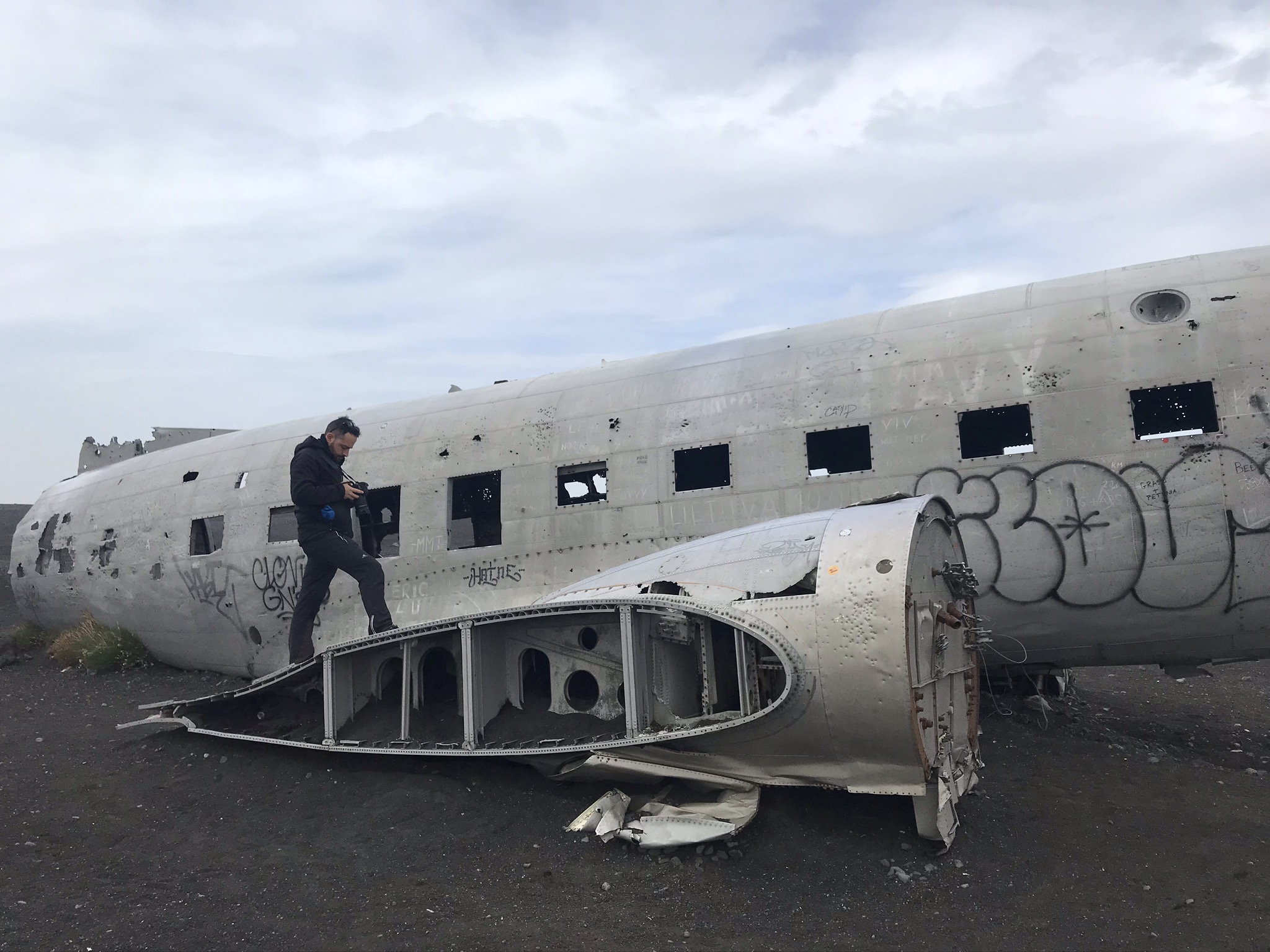 Fotografiando el Wreck Plane